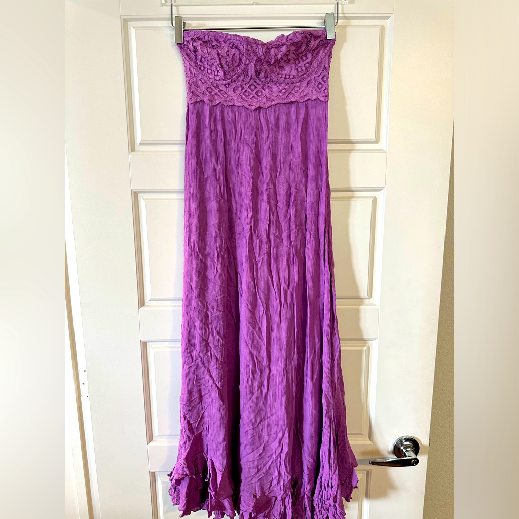 Free People Purple Lace Dress